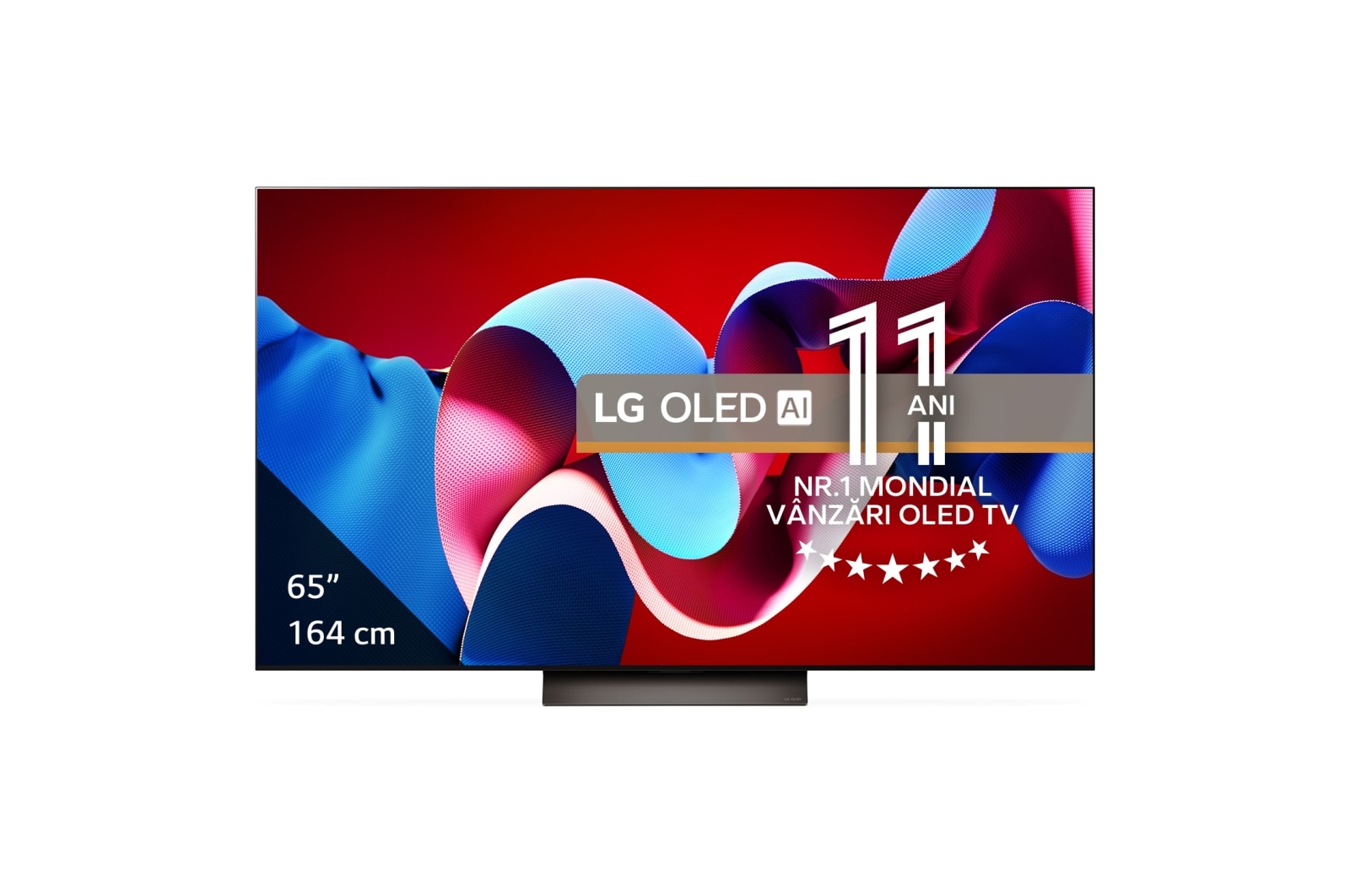 LG OLED evo AI C4 4K Smart TV 2024 65 inch - OLED65C41LA | LG România