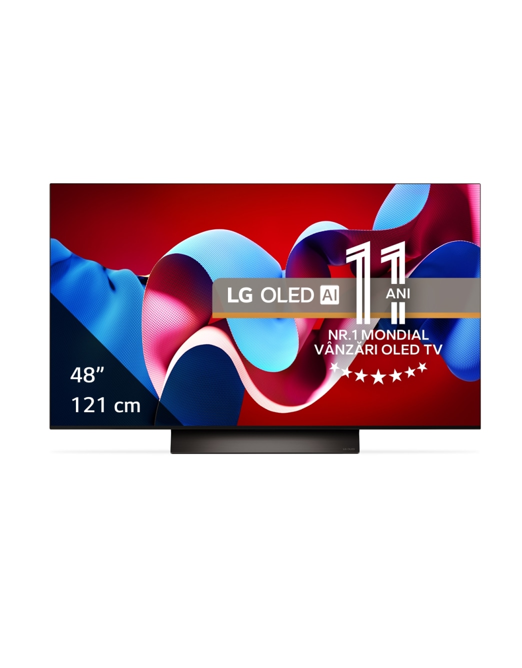 LG OLED evo AI C4 4K Smart TV 2024 48 inch - OLED48C41LA | LG România