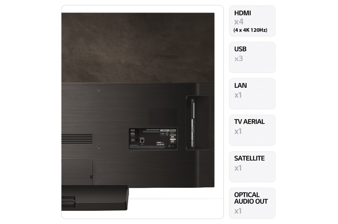 LG OLED evo AI C4 de 48'', 4K Smart TV, 2024, Rezumatul dimensiunilor lățimii ecranului, înălțimii ecranului, înălțimii totale cu suportul, lățimii și adâncimii suportului, OLED48C41LA, thumbnail 3