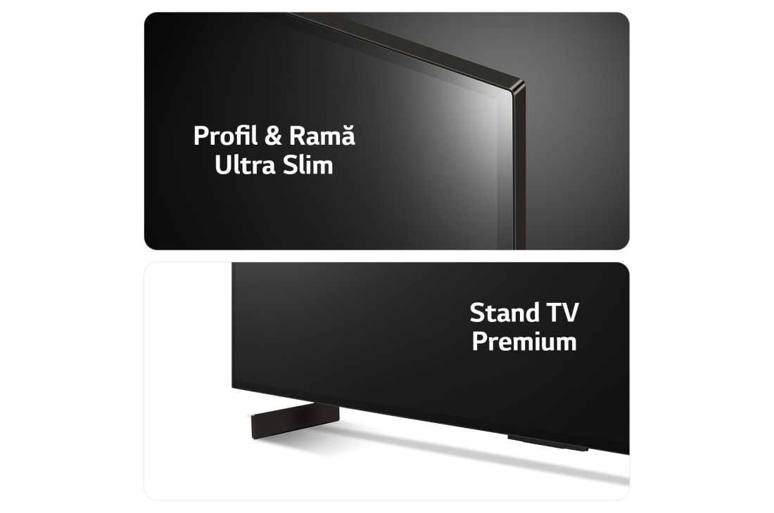LG OLED evo AI C4 de 42'', 4K Smart TV , Vedere din spate cu porturi și informații despre conexiuni, OLED42C41LA, thumbnail 4