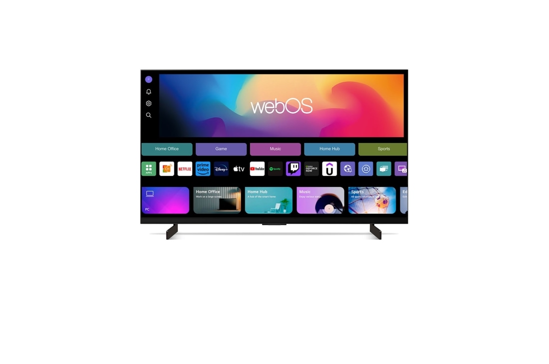 LG OLED evo AI C4 de 42'', 4K Smart TV , Telecomanda LG Magic Remote Controller care evidențiază funcția de indicare și derulare ușoară, comenzi rapide pentru servicii de streaming și comandă vocală, OLED42C41LA, thumbnail 5