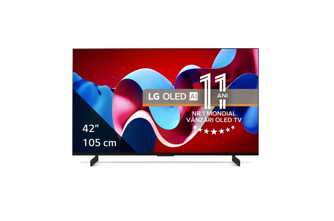 LG OLED evo AI C4 de 42'', 4K Smart TV , 42c4 rezolutie, OLED42C41LA, thumbnail 2