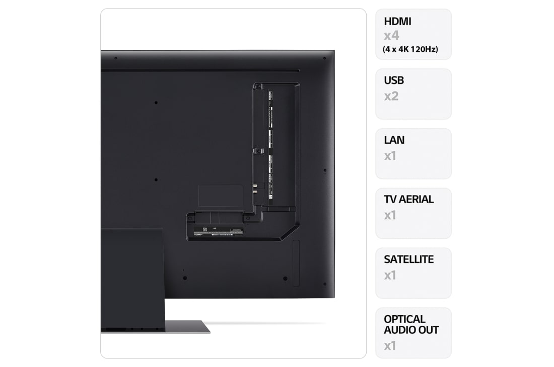 LG AI QNED86 de 50'', 4K Smart TV, Rezumatul dimensiunilor lățimii ecranului, înălțimii ecranului, înălțimii totale cu suportul, lățimii și adâncimii suportului, 50QNED86T3A, thumbnail 3