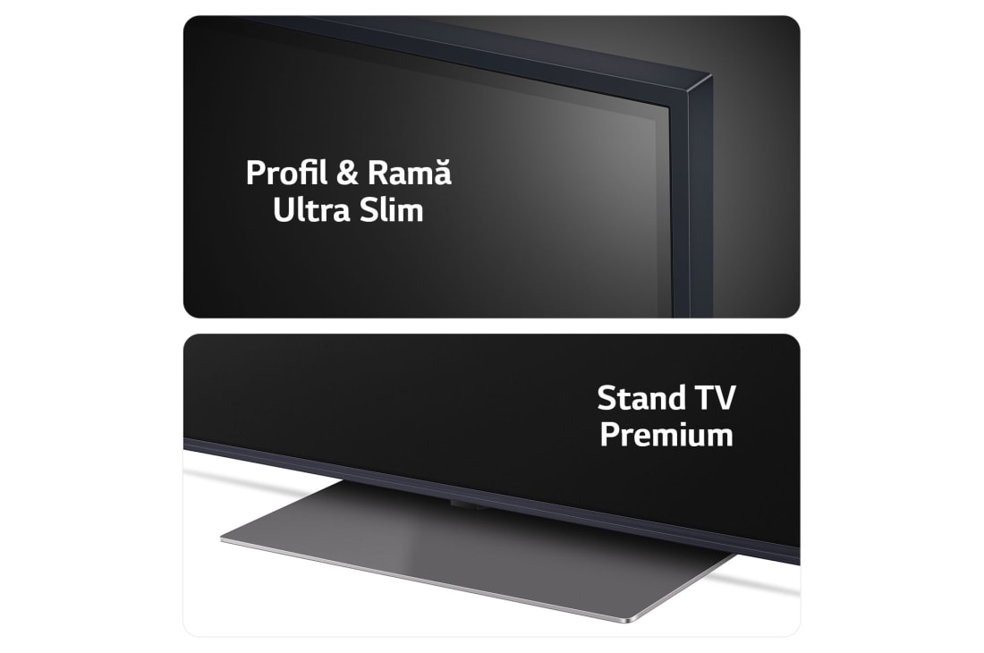 LG AI QNED86 de 50'', 4K Smart TV, Profil și ramă subțire și design elegant al suportului, 50QNED86T3A, thumbnail 4