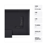 LG AI QNED86 de 75'', 4K Smart TV, Rezumatul dimensiunilor lățimii ecranului, înălțimii ecranului, înălțimii totale cu suportul, lățimii și adâncimii suportului, 75QNED86T3A, thumbnail 3