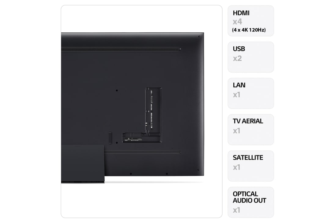 LG AI QNED86 de 86'', 4K Smart TV, Rezumatul dimensiunilor lățimii ecranului, înălțimii ecranului, înălțimii totale cu suportul, lățimii și adâncimii suportului, 86QNED86T3A, thumbnail 3