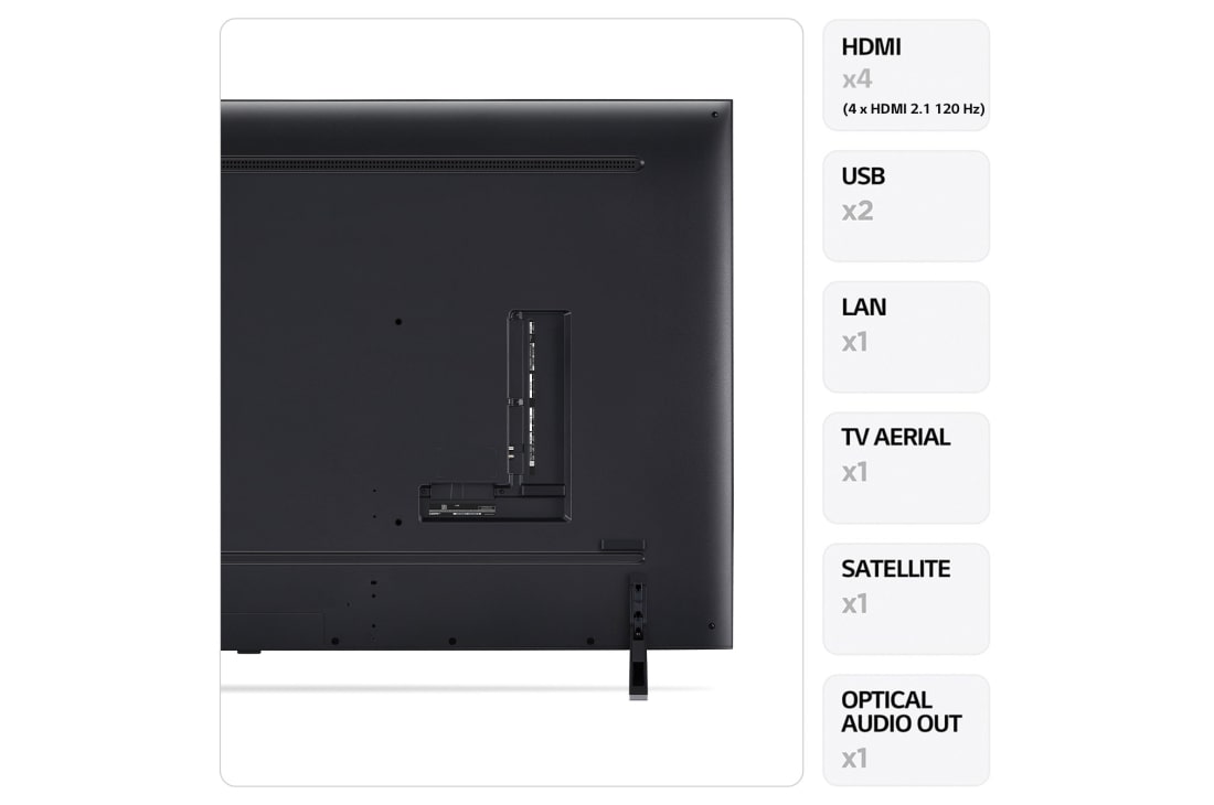 LG AI QNED85 de 86'', 4K Smart TV, 86QNED85T3C, thumbnail 3