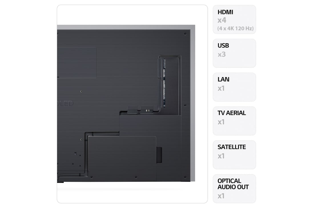 LG OLED evo AI G4 de 77'', One Wall Design, 4K Smart TV, OLED77G42LW, thumbnail 3