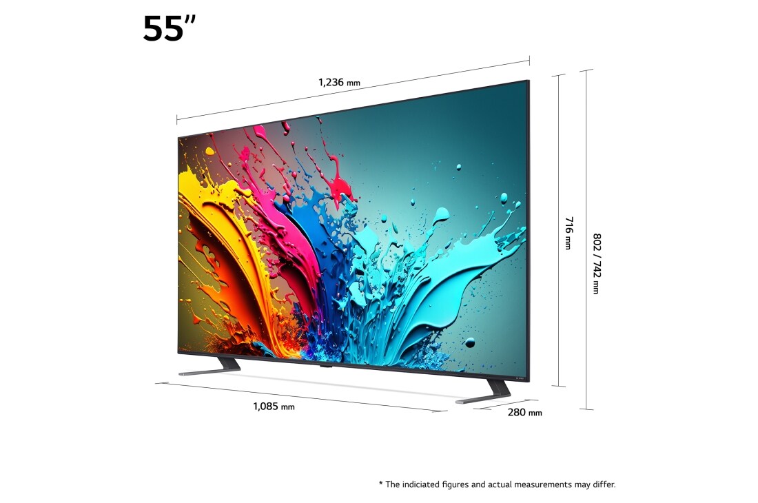 LG AI QNED85 de 55'', 4K Smart TV, 55QNED85T3C, thumbnail 7
