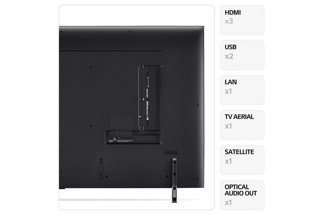 LG AI QNED80 de 65'', 4K Smart TV, 65QNED80T3A, thumbnail 3