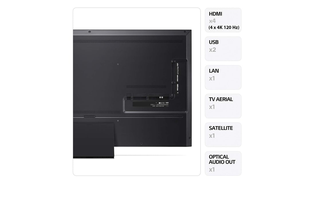 LG QNED91 MiniLED AI de 86'', 4K Smart TV, Imagine laterală cu televizorul LG QNED, QNED91, 86QNED91T3A, thumbnail 4
