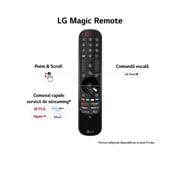 LG QNED91 MiniLED AI de 86'', 4K Smart TV, Imagine de detaliu cu marginea superioară a televizorului LG QNED, QNED91, 86QNED91T3A, thumbnail 6