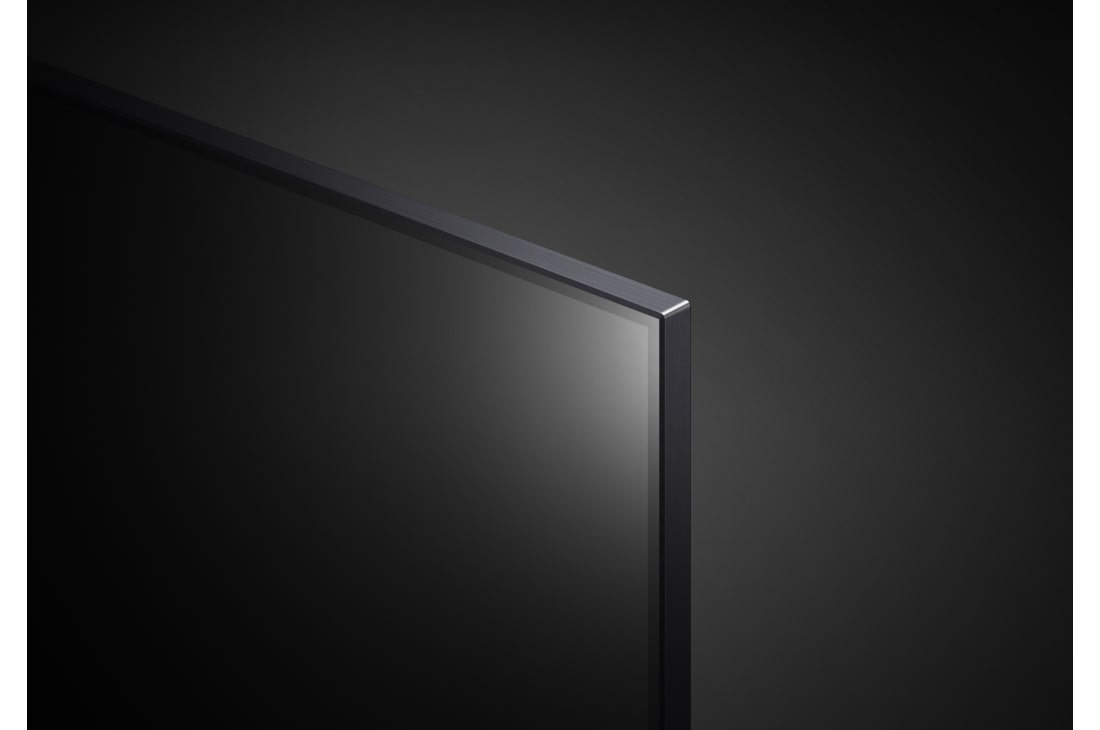 LG QNED91 de 75'', MiniLED, 4K Smart TV, Imagine laterală cu televizorul LG QNED, QNED91, 75QNED91T3A, thumbnail 12