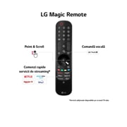 LG QNED91 de 75'', MiniLED, 4K Smart TV, Imagine de detaliu cu marginea superioară a televizorului LG QNED, QNED91, 75QNED91T3A, thumbnail 6