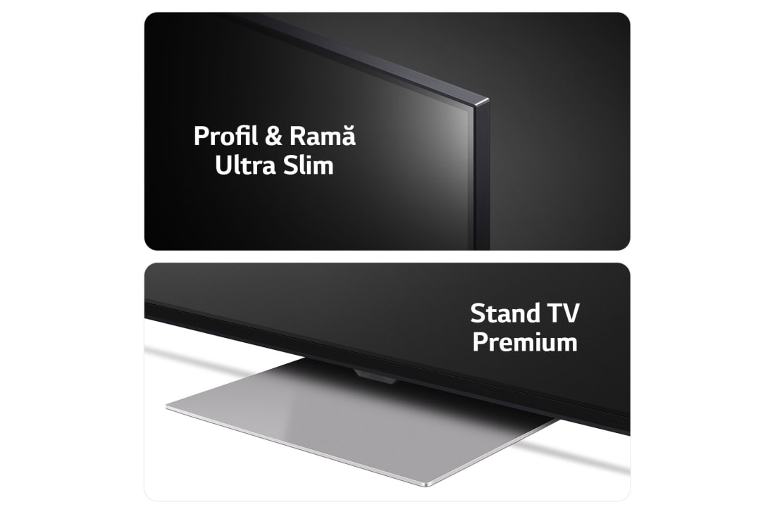 LG QNED91 de 65'', MiniLED, 4K Smart TV, Imagine laterală ușor înclinată spre stânga cu  televizorul LG QNED, QNED91, 65QNED91T3A, thumbnail 4