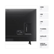 LG NANO82 de 43'', 4K Smart TV, Vedere din spate a LG NanoCell TV, NANO82, 43NANO82T3B, thumbnail 3