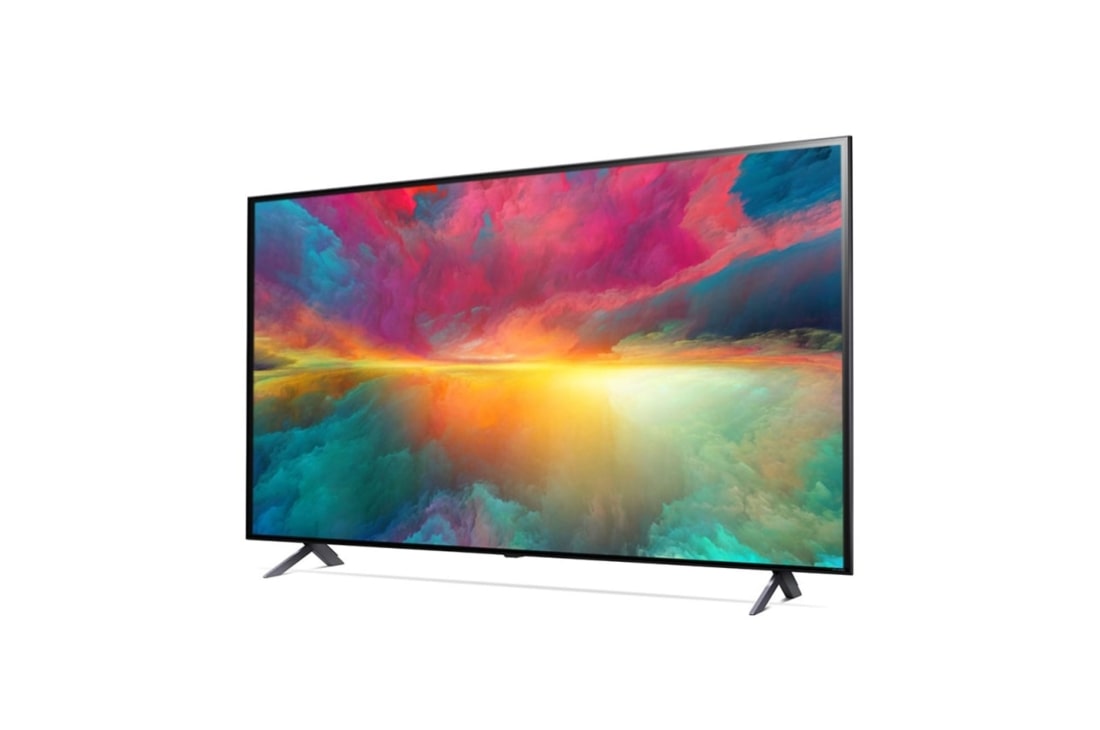 LG QNED77 de 43'', 4K Smart TV, vedere laterală la 30 de grade cu imagine continuă, 43QNED773RB, thumbnail 2