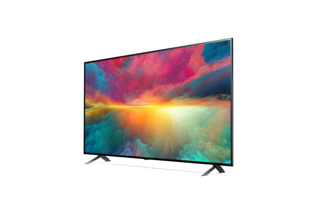 LG QNED77 de 43'', 4K Smart TV, vedere laterală la 60 de grade cu imagine continuă, 43QNED773RB, thumbnail 3