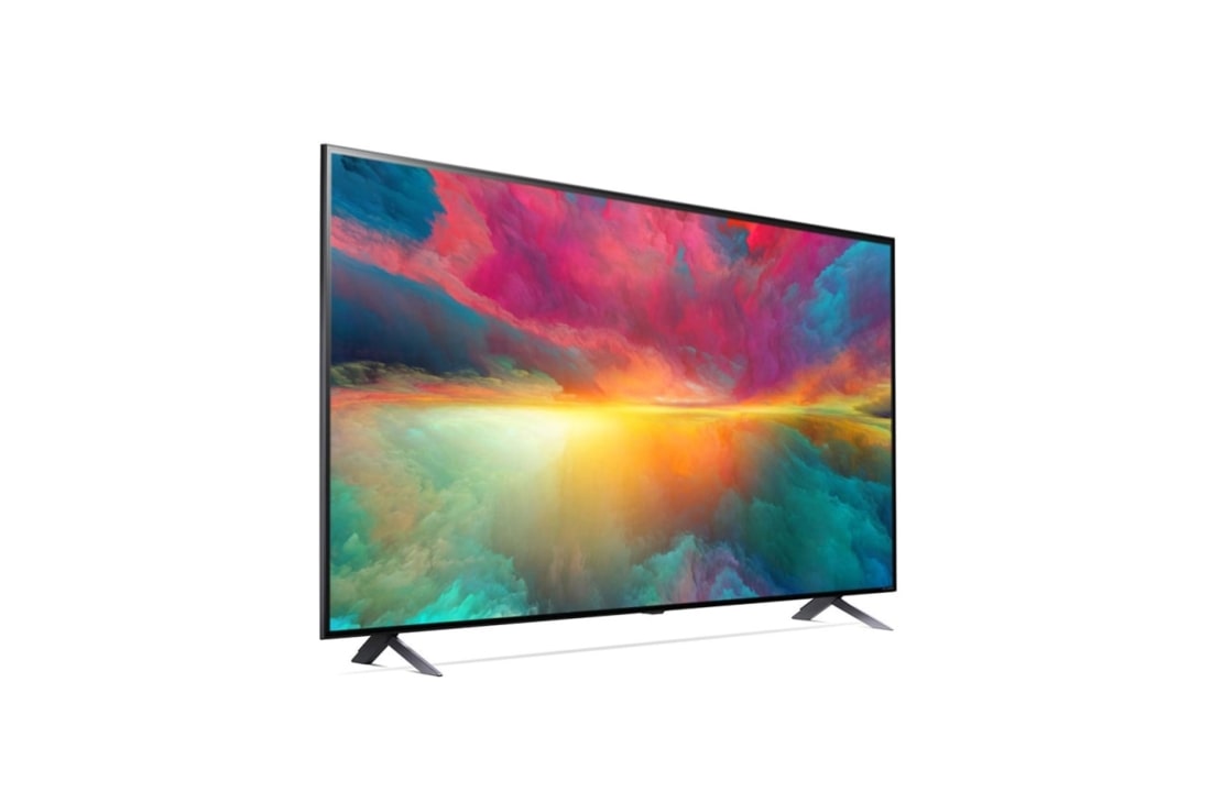 LG QNED77 de 43'', 4K Smart TV, vedere laterală la 60 de grade cu imagine continuă, 43QNED773RB, thumbnail 5