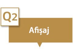 În caseta de text scrie „Afișare”.