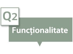 În caseta de text scrie „Funcționalitate”.