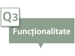 În caseta de text scrie „Funcționalitate”.