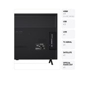 LG OLED B4 AI de 48'', 4K Smart TV, Vedere laterală orientată spre stânga a televizorului LG OLED, OLED B4., OLED48B43LA, thumbnail 3