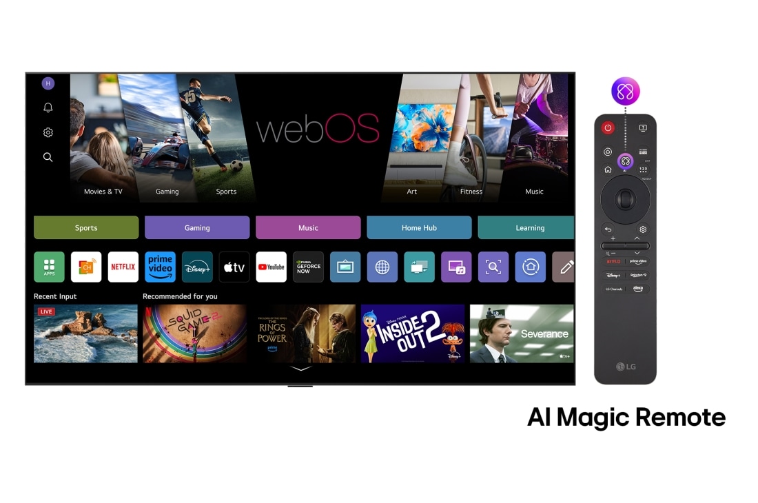 LG 83 inch LG OLED evo AI G5 4K Smart TV 2025, OLED83G51LW, thumbnail 3