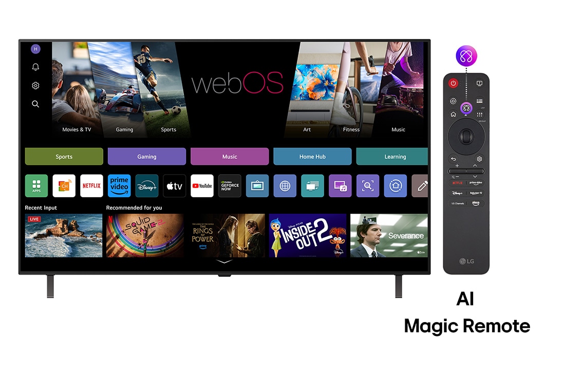 LG OLED AI B5 4K Smart TV 2025 55 inch, Vedere laterală a LG OLED AI B5 4K Smart TV., OLED55B53LA, thumbnail 3