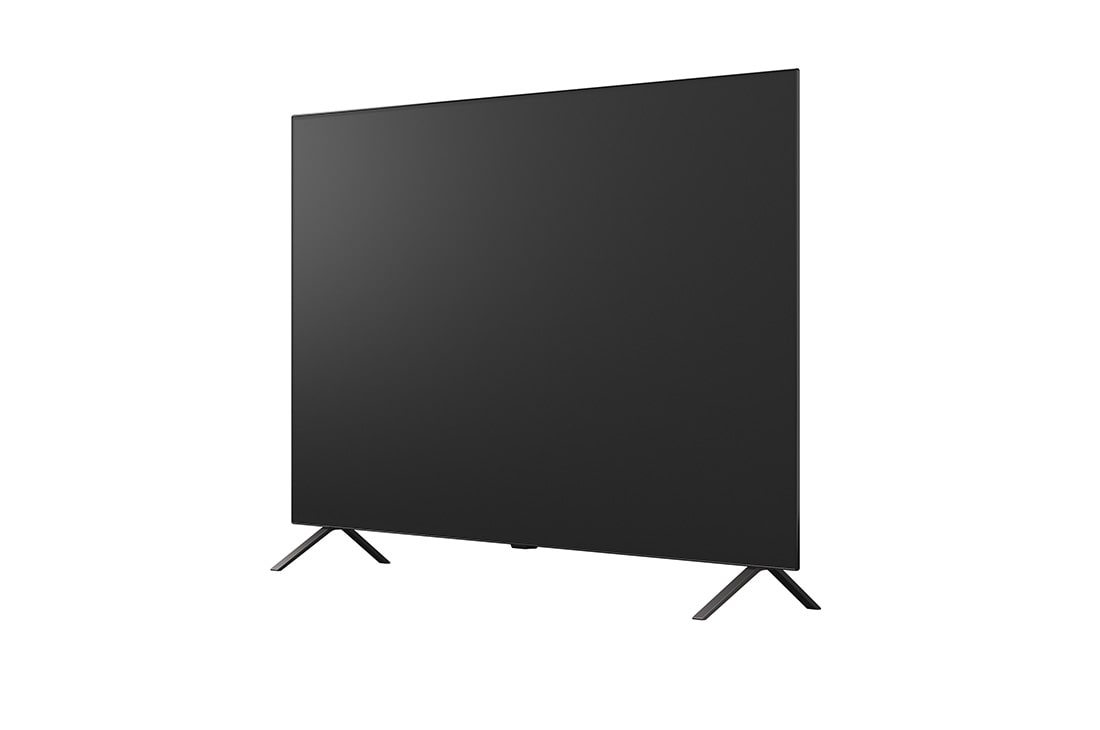 LG OLED AI B5 4K Smart TV 2025 55 inch, Vedere largă a unei sufragerii premium în nuanțe pământii. Pe perete este un LG OLED AI B5 4K Smart TV cu o ilustrație pe ecran. LG Soundbar este montat dedesubt. , OLED55B53LA, thumbnail 17