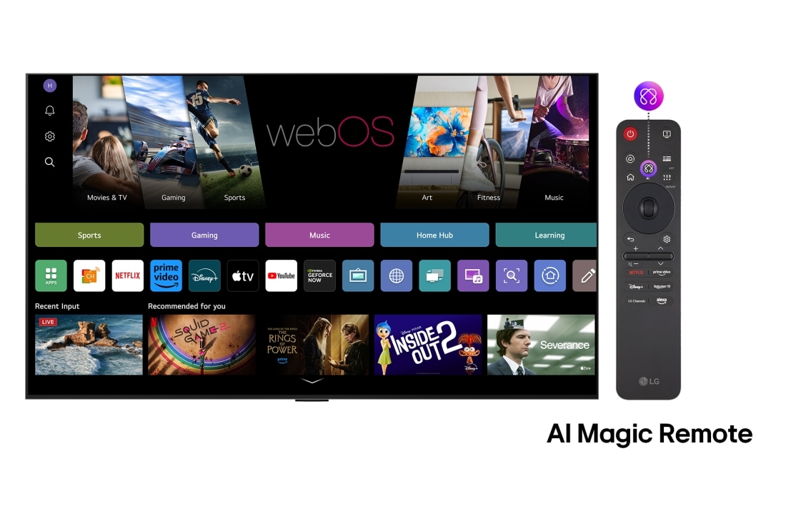 LG 65 inch LG OLED evo AI G5 4K Smart TV 2025, OLED65G51LW, thumbnail 3