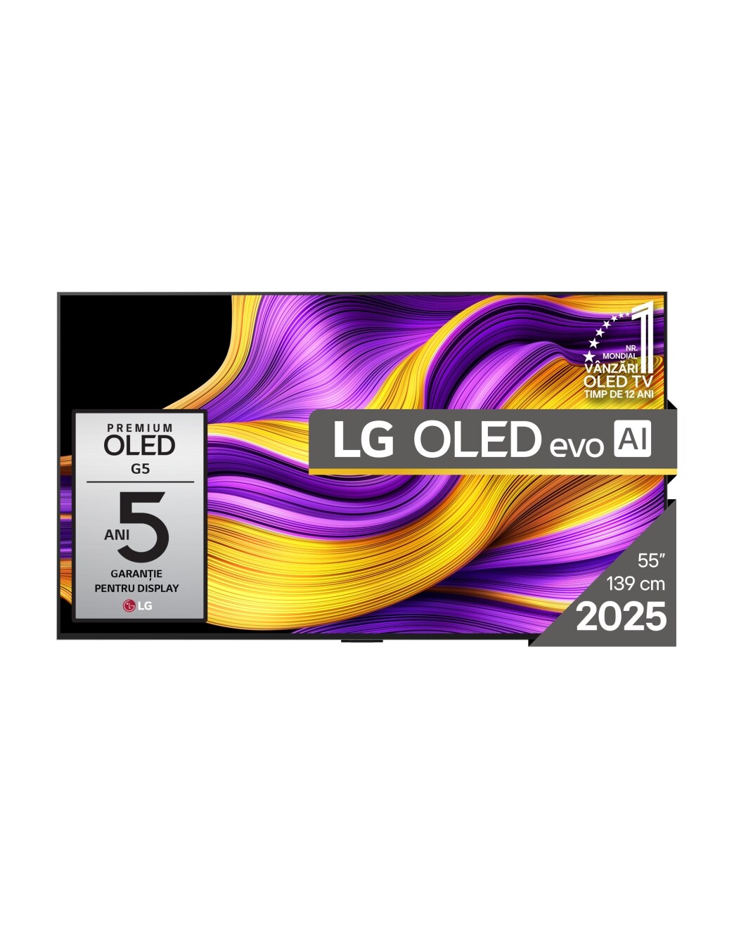 55 Inch LG OLED evo AI G5 4K Smart TV - OLED55G53LS.AEU | LG RO
