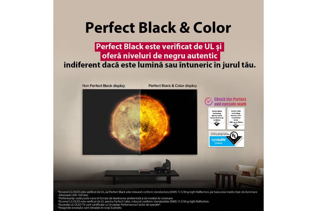 LG 97 inch LG OLED evo AI G5 4K Smart TV 2025, imagine cu perfect black, OLED97G51LW, thumbnail 10
