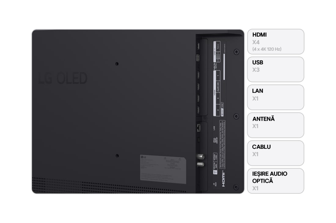 LG OLED evo AI C5 de 42 inch,  4K Smart TV, 2025, OLED42C52LA, thumbnail 2