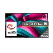 LG OLED evo AI C5 de 42 inch,  4K Smart TV, 2025, OLED42C52LA, thumbnail 1