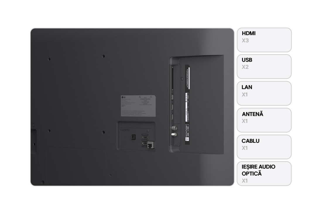 LG NANO80 AI de 43 inch, 4K Smart TV, 2025, 43NANO80A3B, thumbnail 2