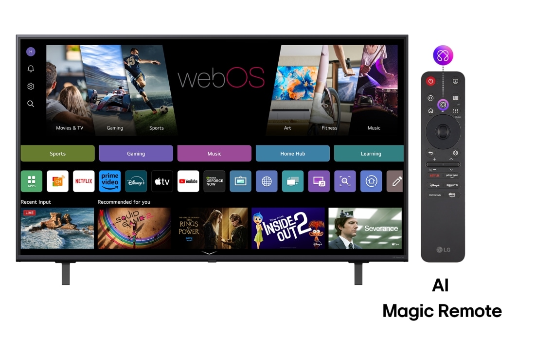 LG NANO80 AI de 50 inch,  4K Smart TV, 2025, 50NANO80A3B, thumbnail 3