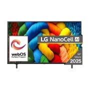 LG NANO80 AI de 50 inch,  4K Smart TV, 2025, 50NANO80A3B, thumbnail 1