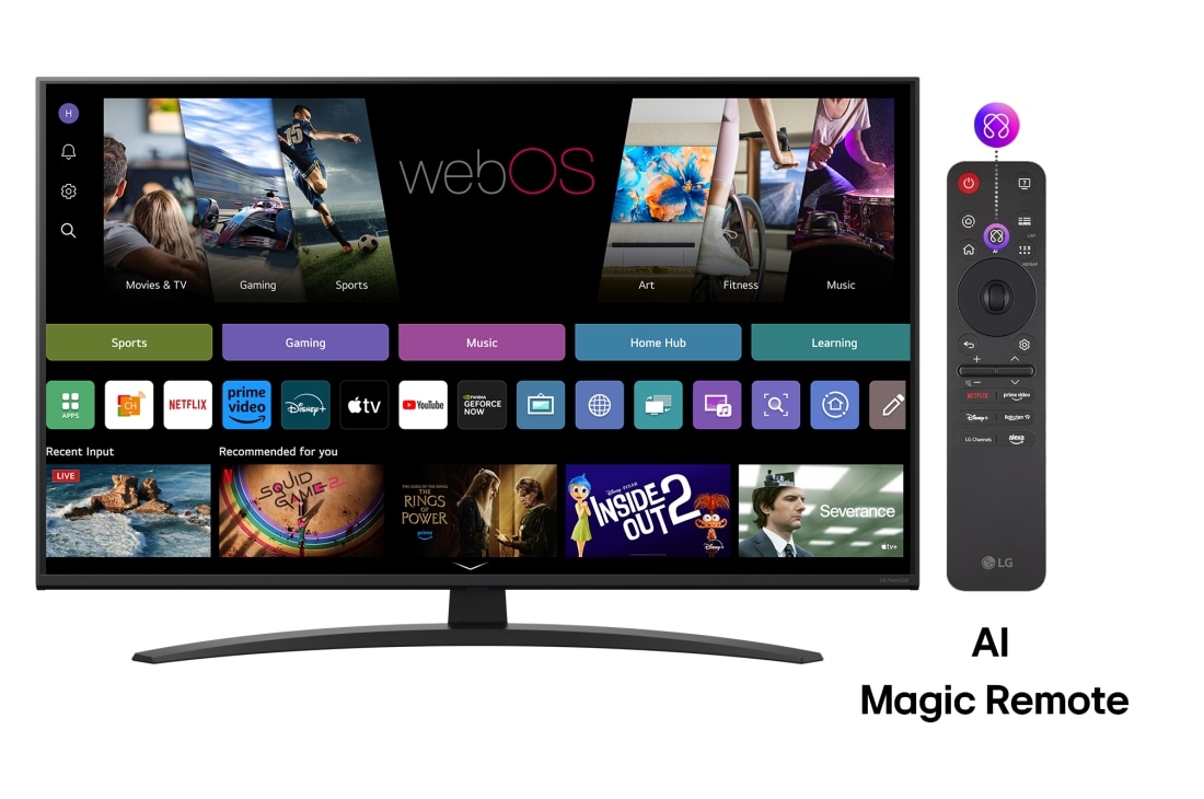 LG NANO81 AI de 43 inch, 4K Smart TV, 2025, 43NANO81A3A, thumbnail 3