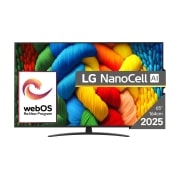 LG NANO81 AI de 65 inch, 4K Smart TV, 2025, 65NANO81A3A, thumbnail 1