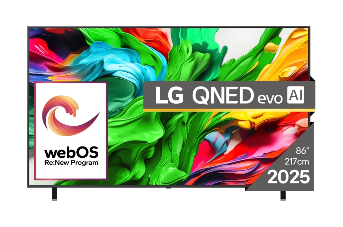 LG QNED85 evo AI de 86 inch, 4K Smart TV, 2025, 86QNED85A3C