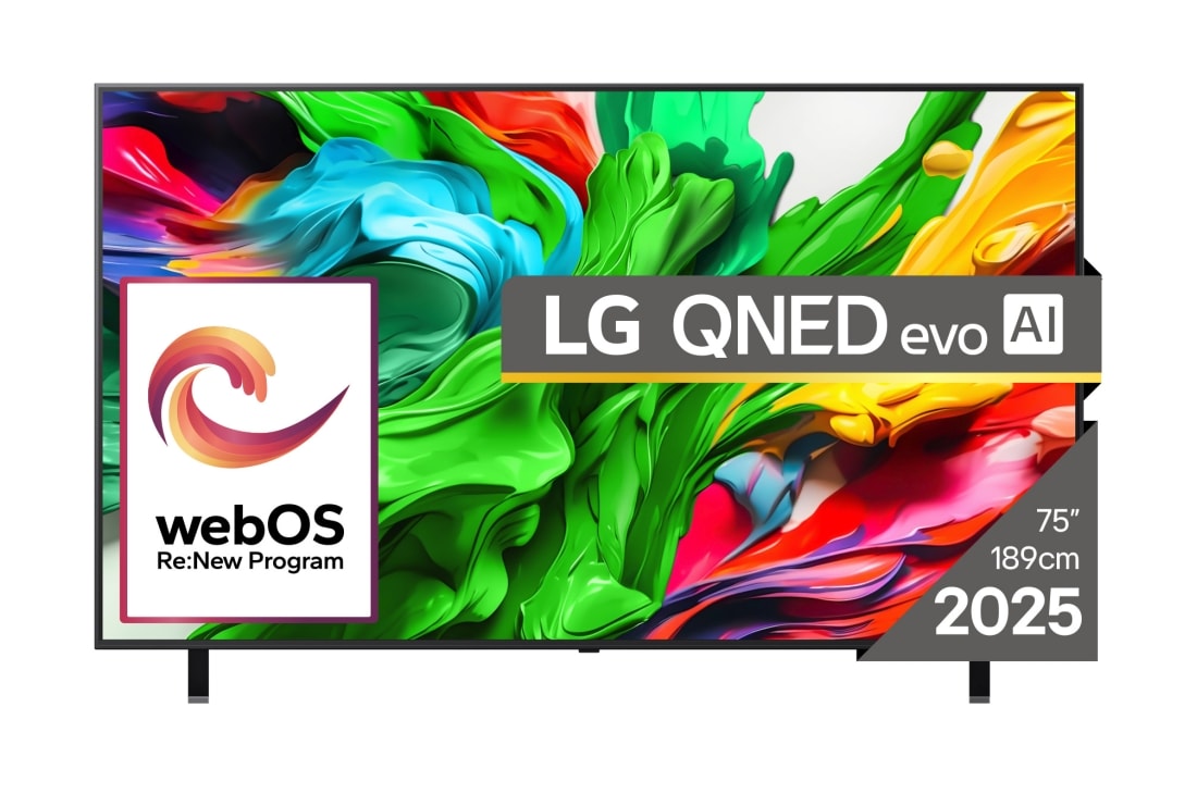 LG QNED85 evo AI de 75 inch, 4K Smart TV, 2025, 75QNED85A3C
