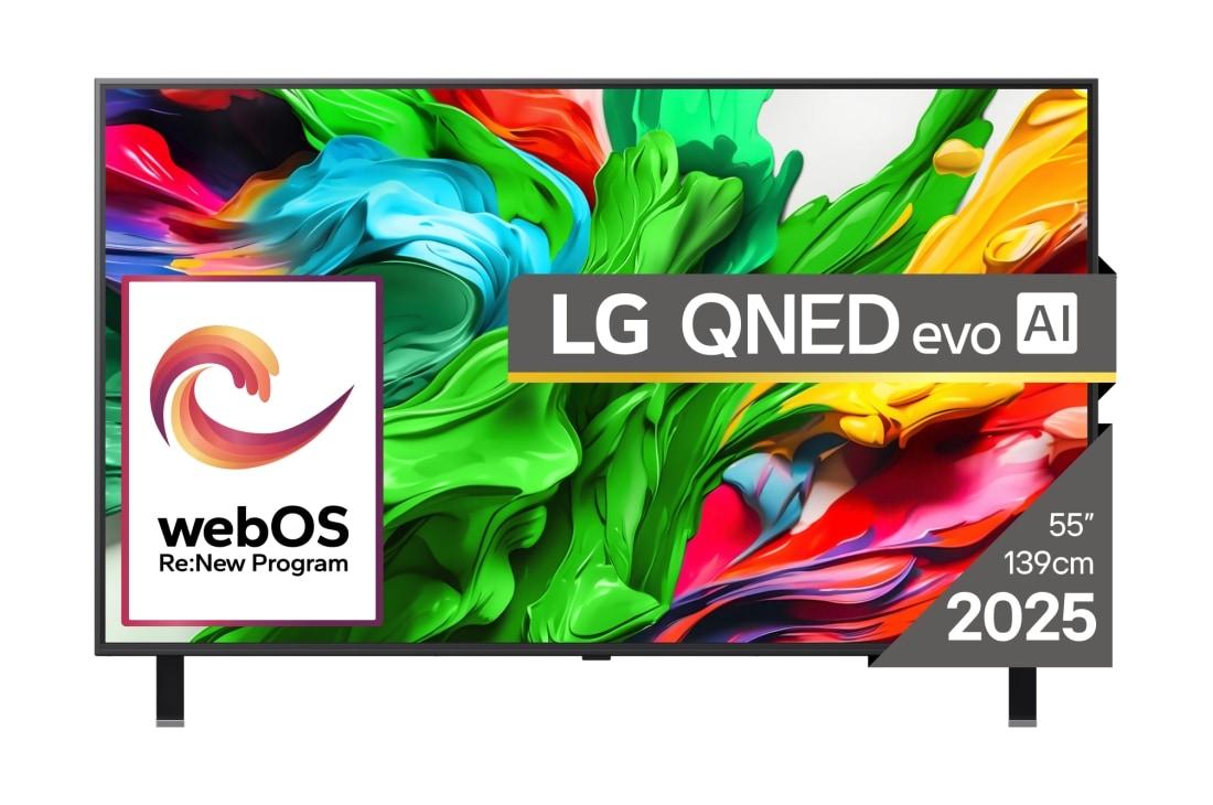 LG QNED85 evo AI de 55 inch, 4K Smart TV, 2025, 55QNED85A3C