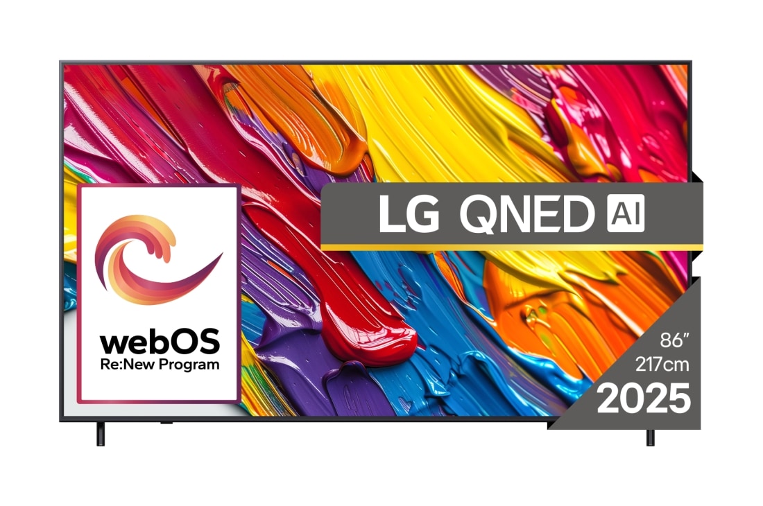 LG QNED82 AI de 86 inch, 4K Smart TV, 2025, 86QNED82A3B