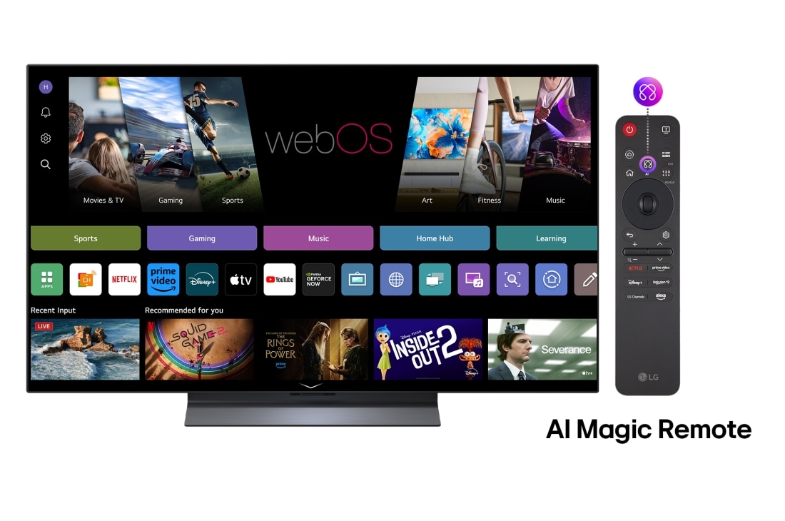 LG OLED evo AI C5 de 48 inch, 4K Smart TV, 2025, Vedere laterală a LG OLED evo AI C5 4K Smart TV., OLED48C52LA, thumbnail 3