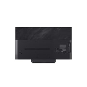 LG OLED evo AI C5 de 48 inch, 4K Smart TV, 2025, Conținut sci-fi rulează pe un ecran de LG TV. Pe ecran este interfața AI Chatbot. Utilizatorul a trimis un mesaj către chatbot spunând că ecranul este prea întunecat. Chatbot a oferit soluția pentru s, OLED48C52LA, thumbnail 15