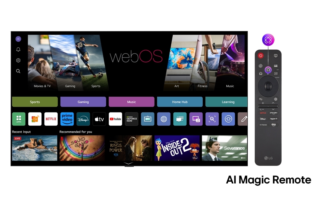 LG 97 inch LG OLED evo AI G5 4K Smart TV 2025, imagine cu webOS pe tv, OLED97G51LW, thumbnail 3