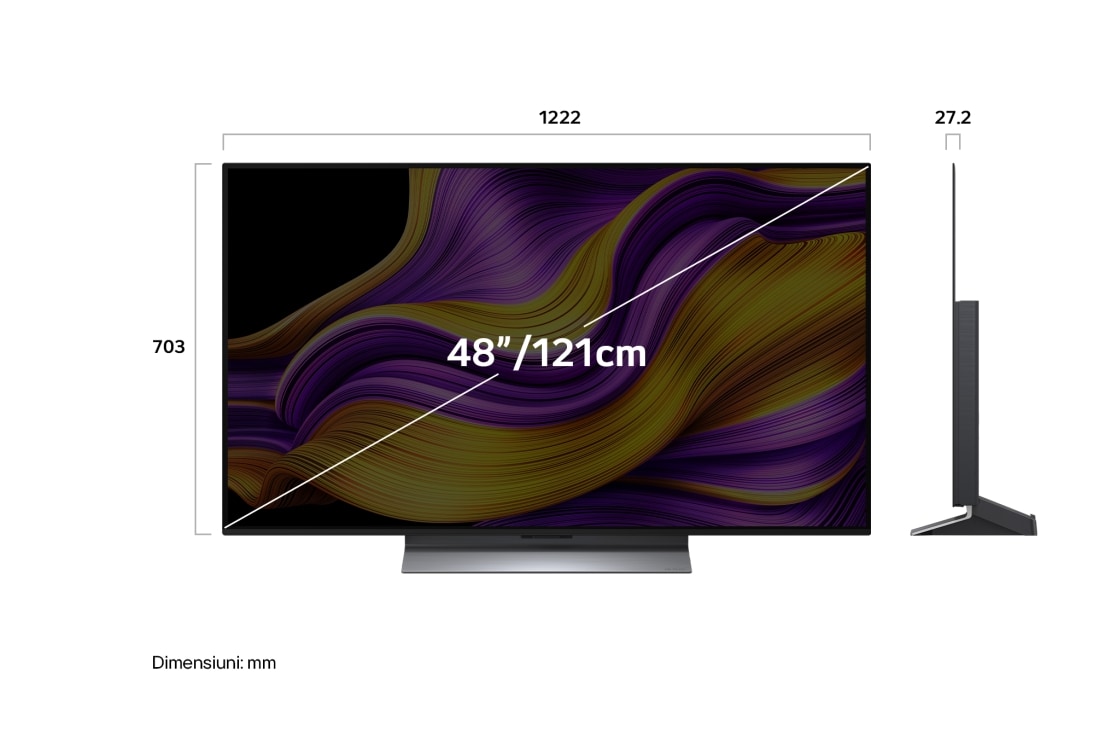 LG 48 inch LG OLED evo AI G5 4K Smart TV 2025, OLED48G53LS, thumbnail 6