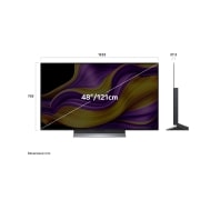 LG 48 inch LG OLED evo AI G5 4K Smart TV 2025, OLED48G53LS, thumbnail 6