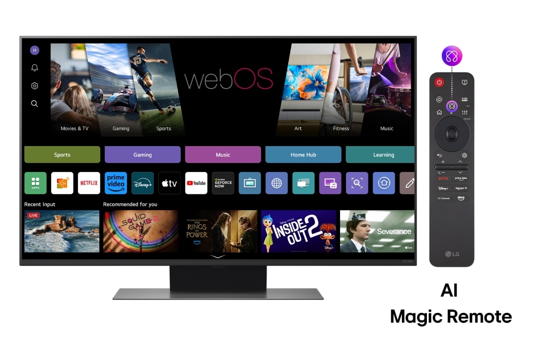 LG QNED86 evo AI de 43 inch, 4K Smart TV, 2025, 43QNED86A3C, thumbnail 3